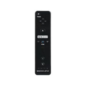 Remote Controller with Motion Plus for Nintendo Wii Wii U 2 in 1 Black